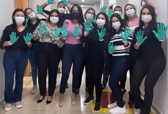 Hospital de Luziânia conscientiza sobre higienização das mãos